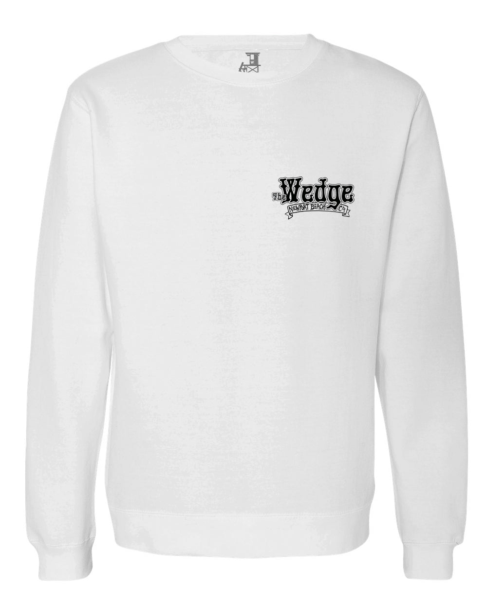 Wedge Griffin Crew Neck Fleece - White