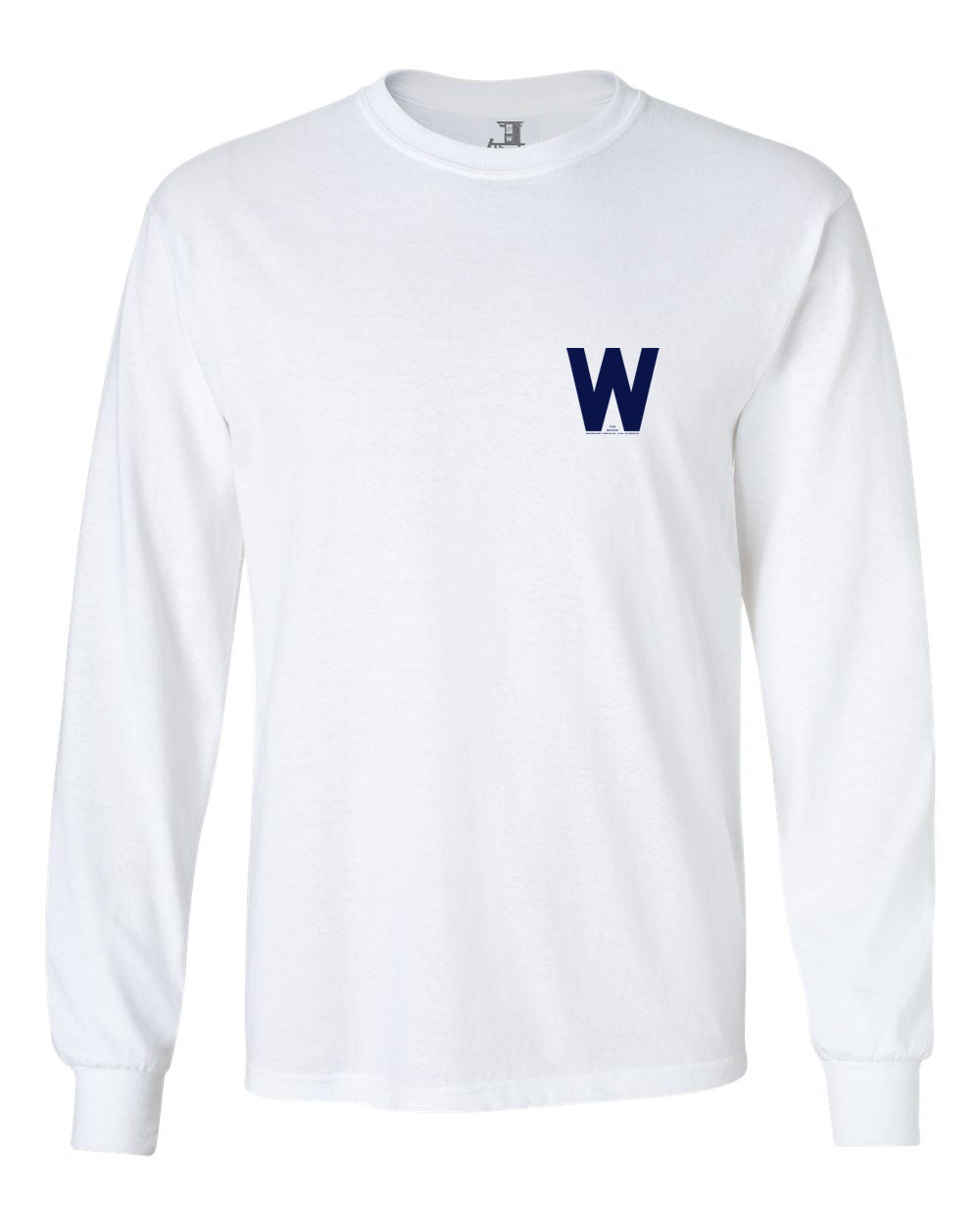 Wedge Tower Long Sleeve Tee - White