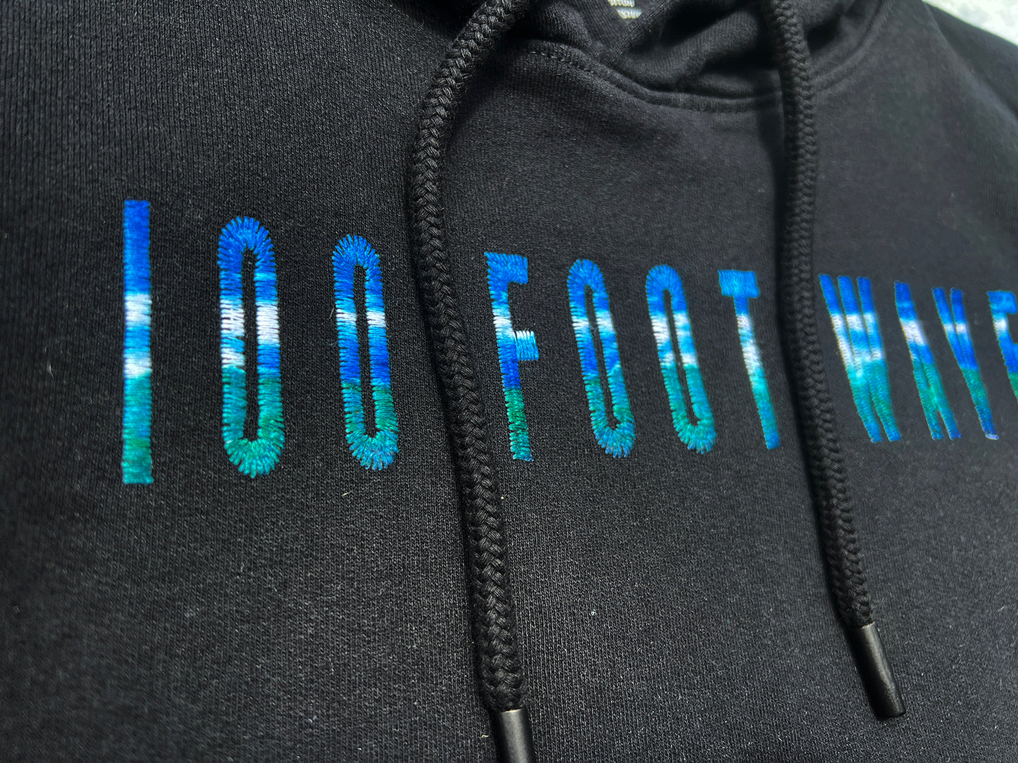 100 Foot Embroidered Hoodie