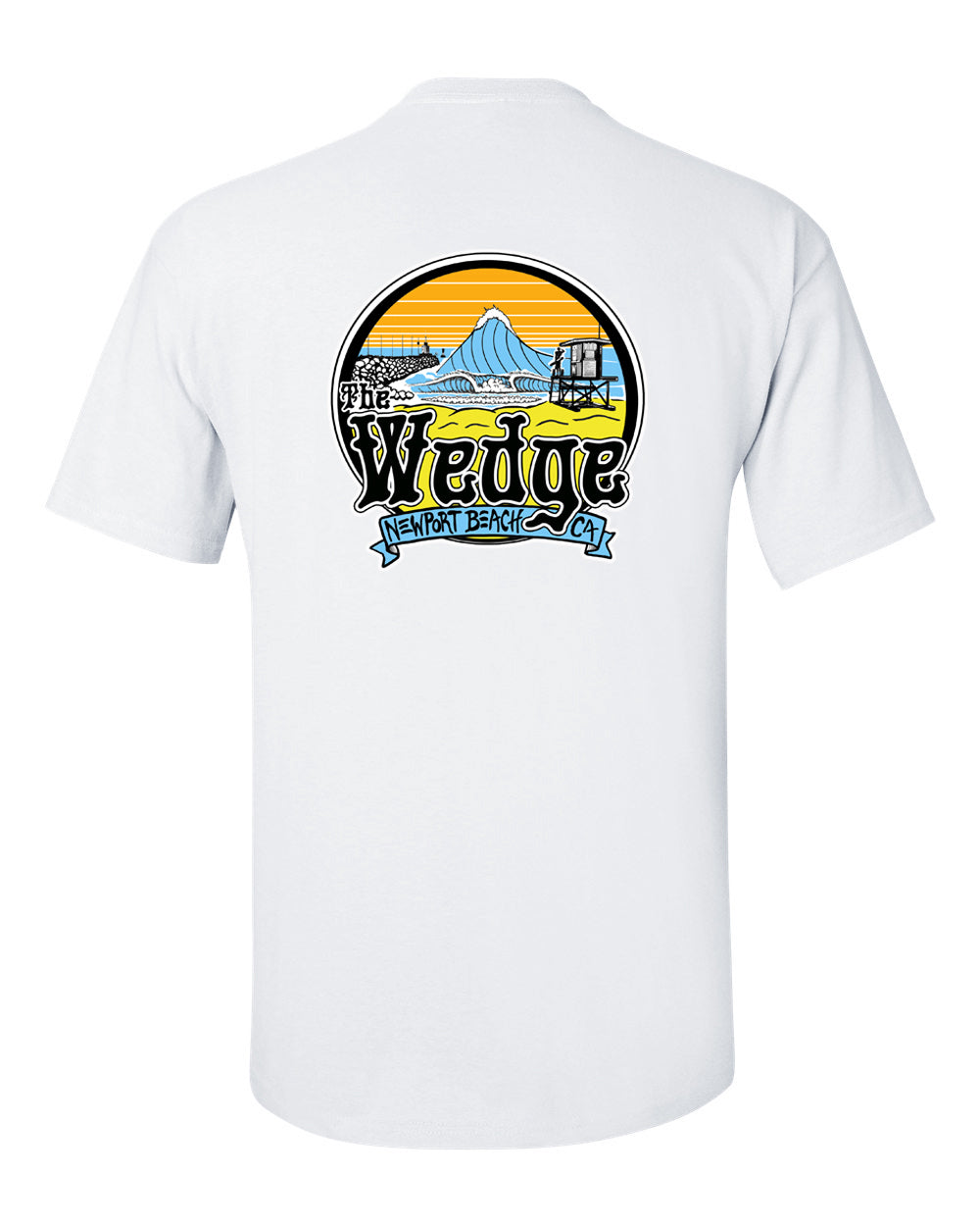 Wedge Griffin Short Sleeve Tee - White