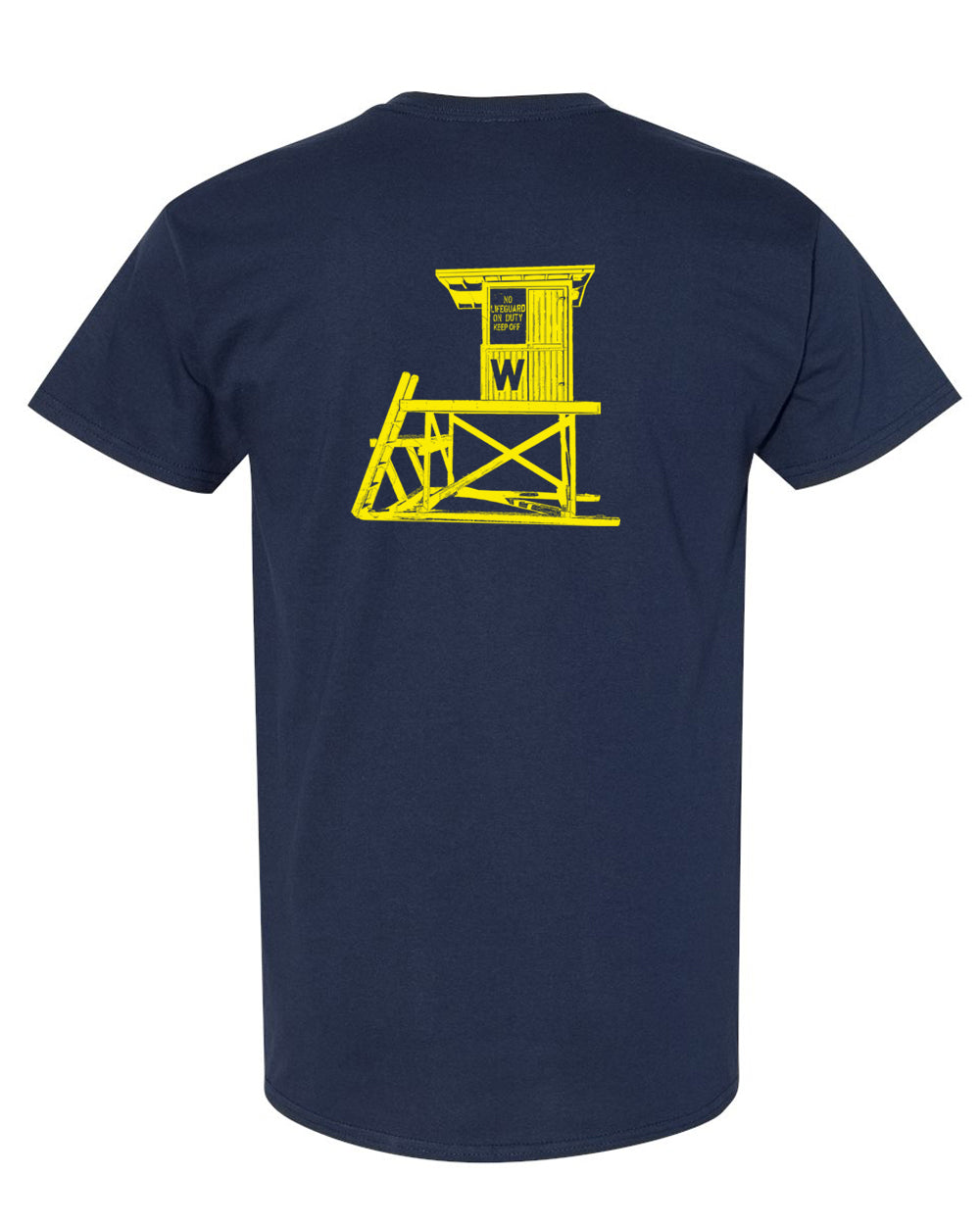 Wedge Tower Short Sleeve Tee - Navy